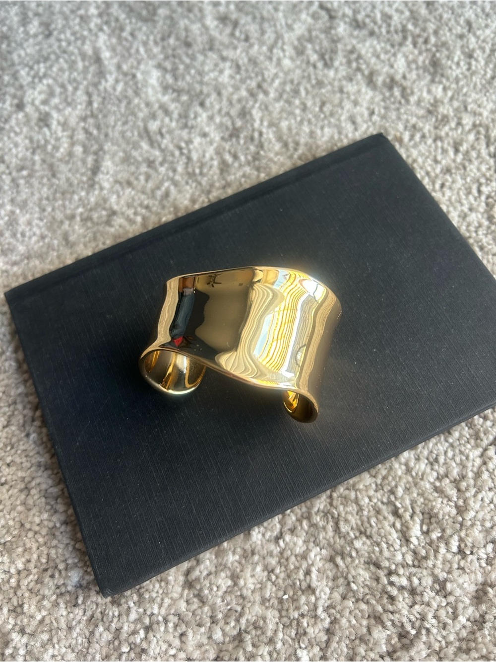 Madewell Wide Gold Cuff Bracelet